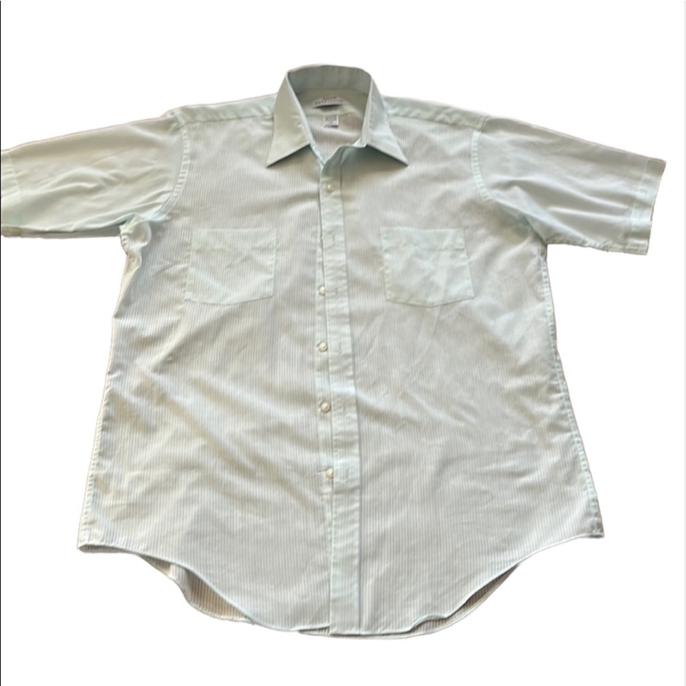 Arrow Kent Classic men’s button down green shirt size 16